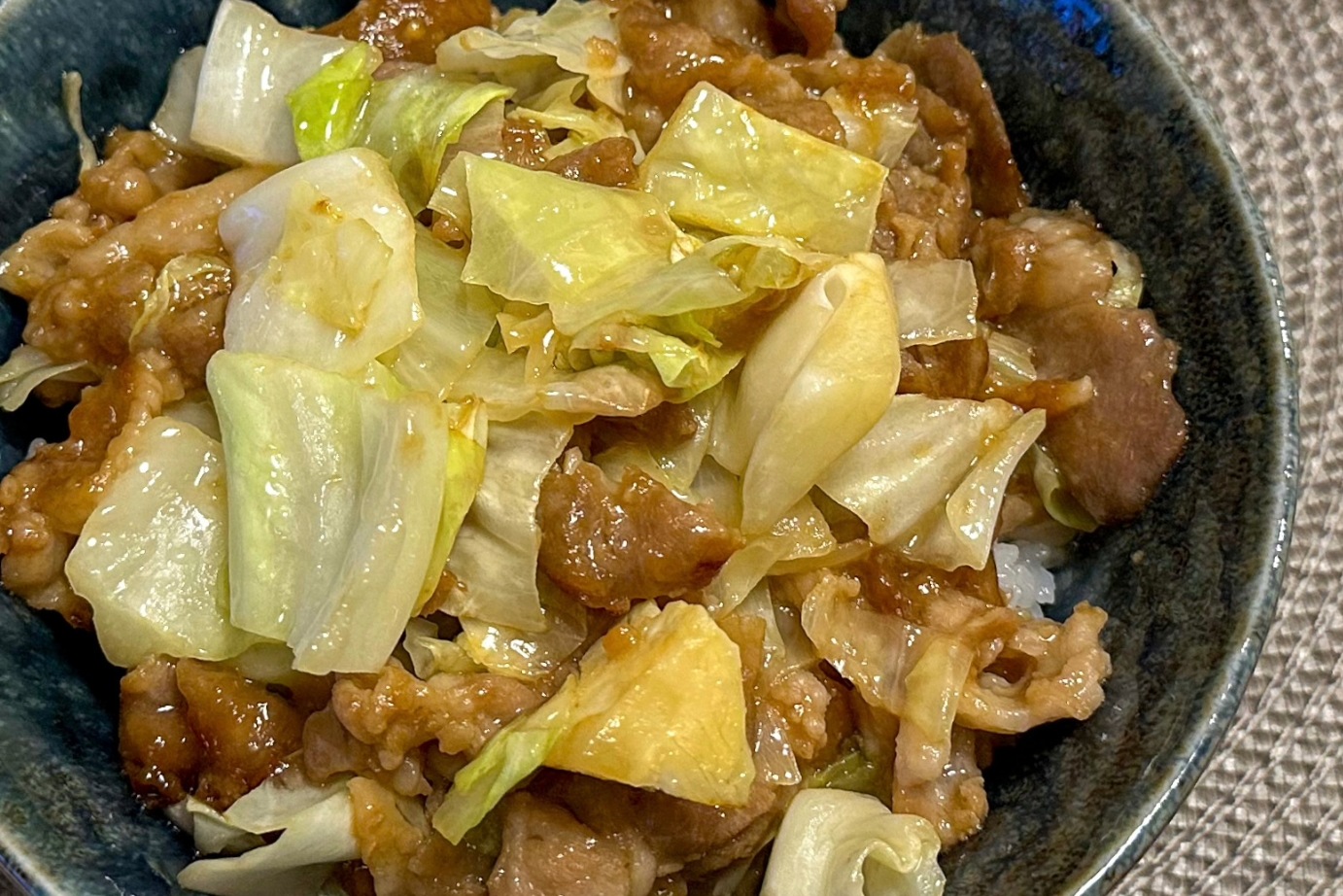 ガーリック豚丼