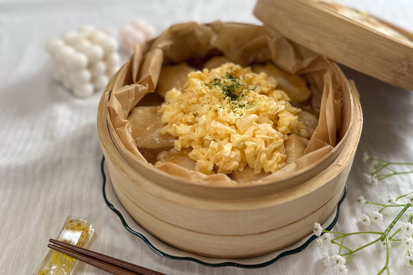 せいろでヘルシーチキン南蛮