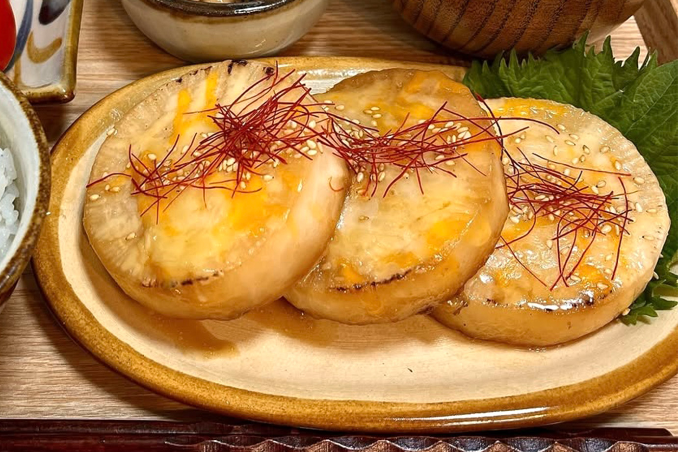 とろ〜りチーズの大根ステーキ