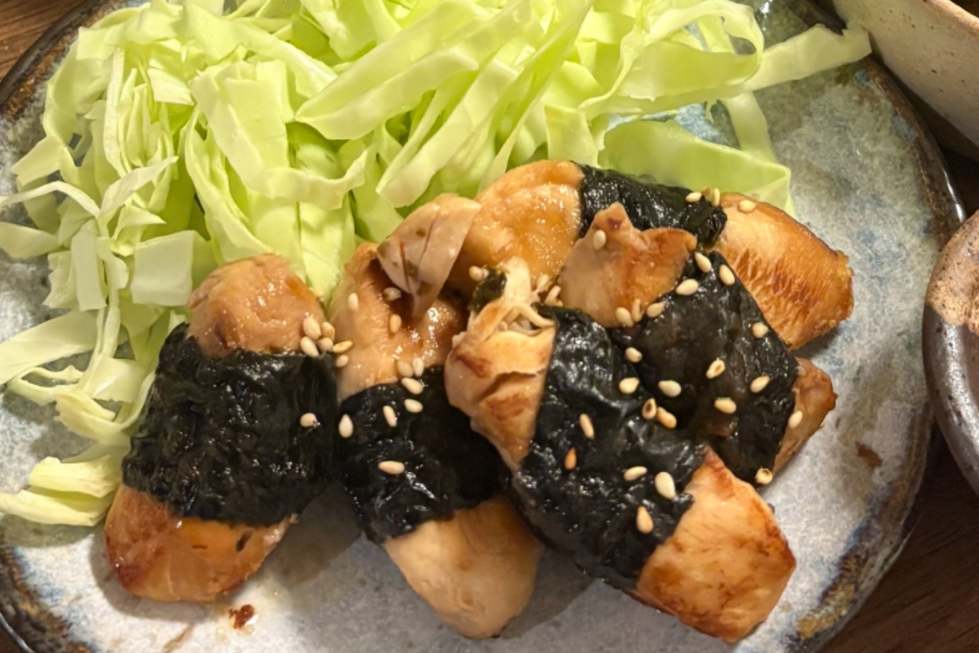 ヘルシーなのに味しっかり！ささみの磯辺焼き